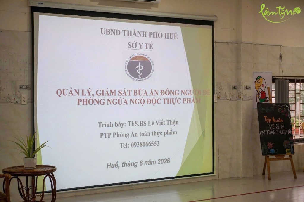tập huấn Vệ sinh an toàn thực phẩm
